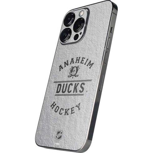 NHL Anaheim Ducks Black Text iPhone 16 Pro Skin